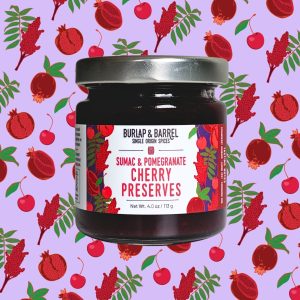 Sumac Pomegranate Cherry Preserves